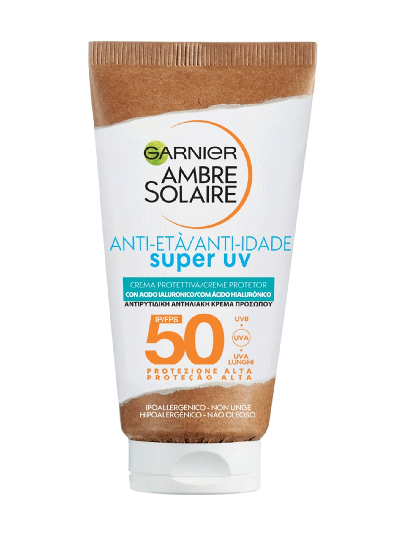 Garnier Ambre Solaire krema za lice protiv starenja kože i zaštitu od sunca SPF50 