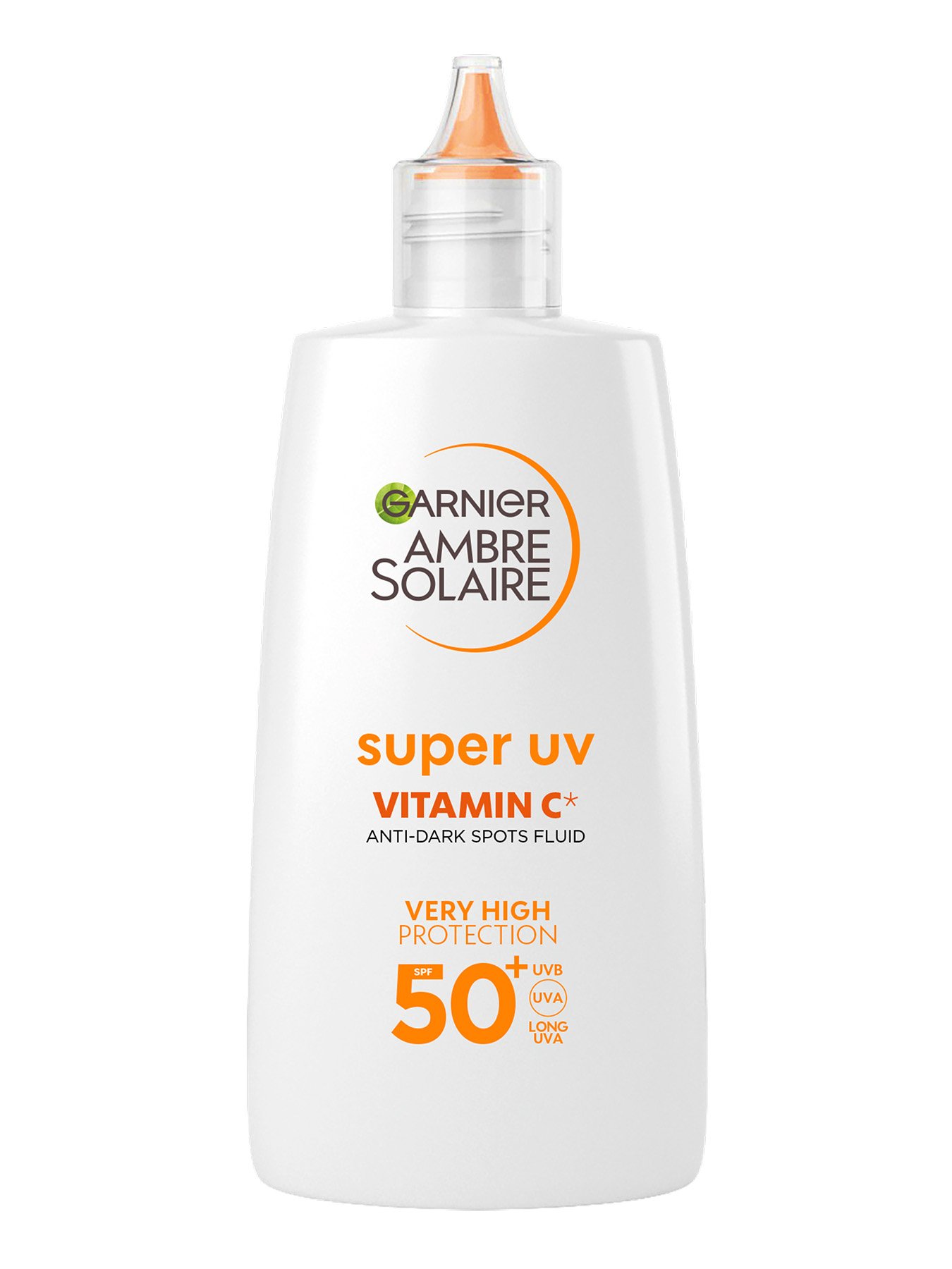 Garnier Ambre Solaire dnevni fluid protiv tamnih fleka sa vitaminom C* i sa veoma visokom zaštitom SPF 50+