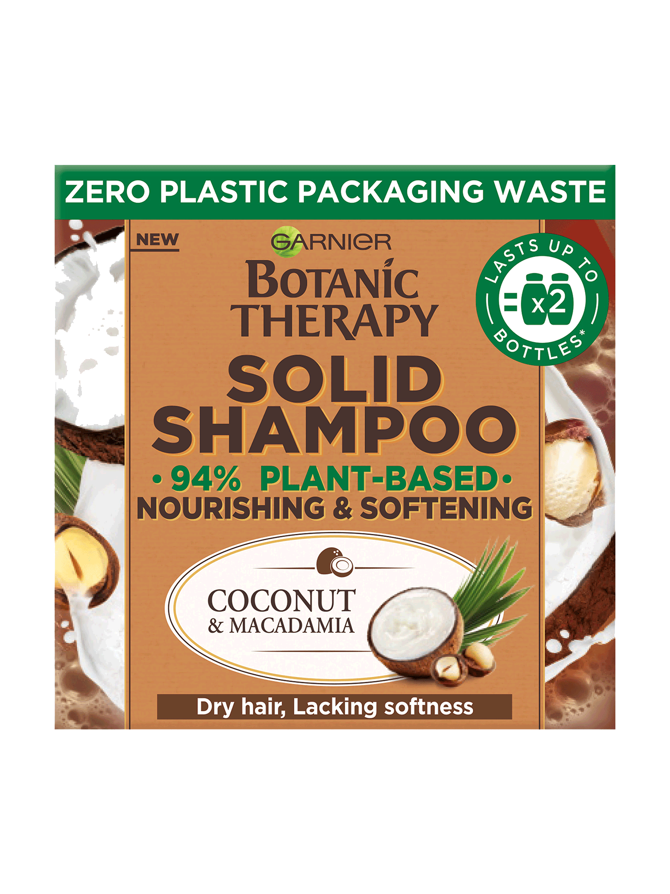 Garnier Botanic Therapy Coco & Macadamia čvrsti šampon 