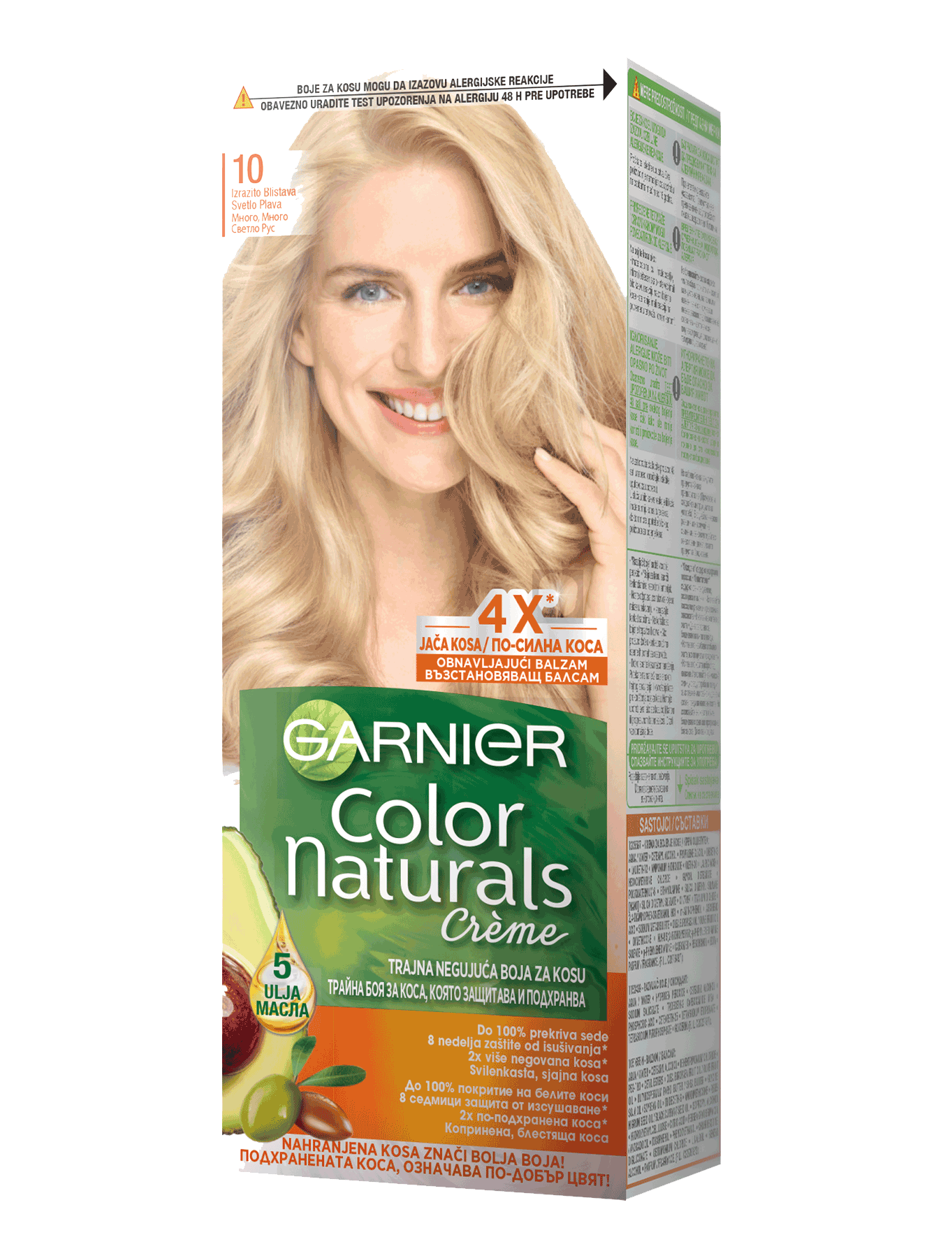 Garnier Color Naturals 10 Izrazito blistava svetlo plava