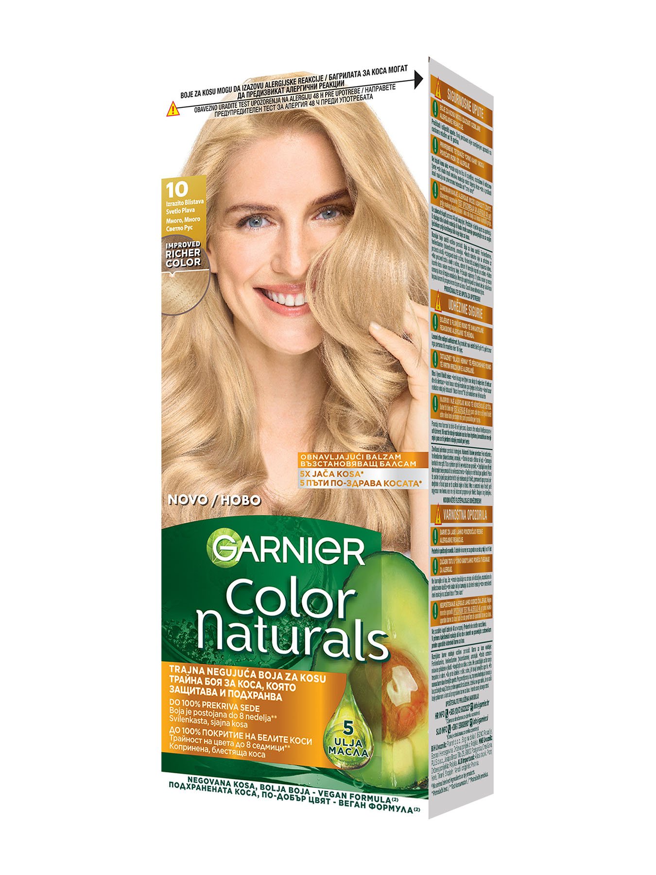 Garnier Color Naturals 10 Izrazito blistava svetlo plava