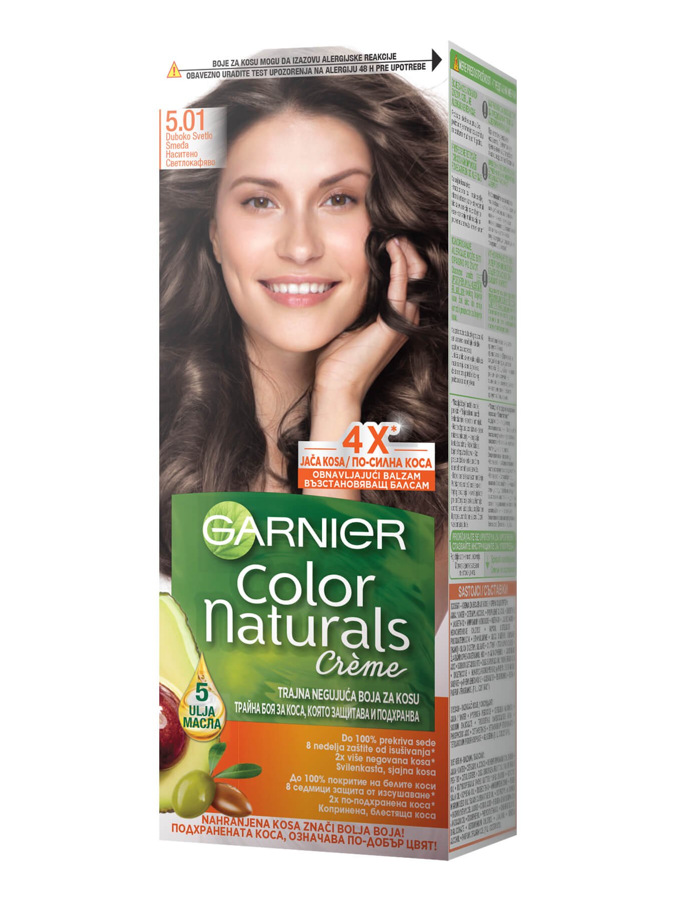 Garnier Color Naturals 5.01 Duboko svetlo smeđa