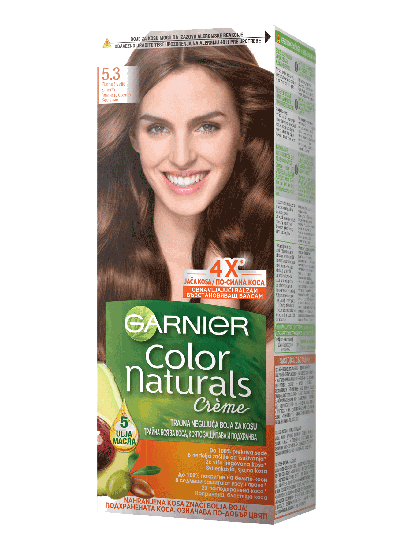 Garnier Color Naturals 5.3 Zlatno svetlo smeđa 