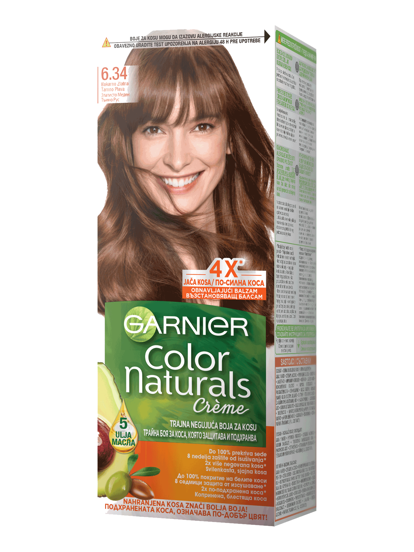 Garnier Color Naturals 6.34 Čokoladna