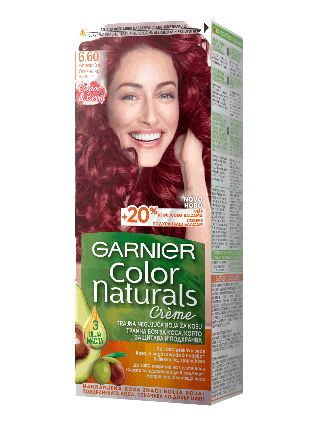 Garnier Color Naturals 6.60 Vatreno crvena