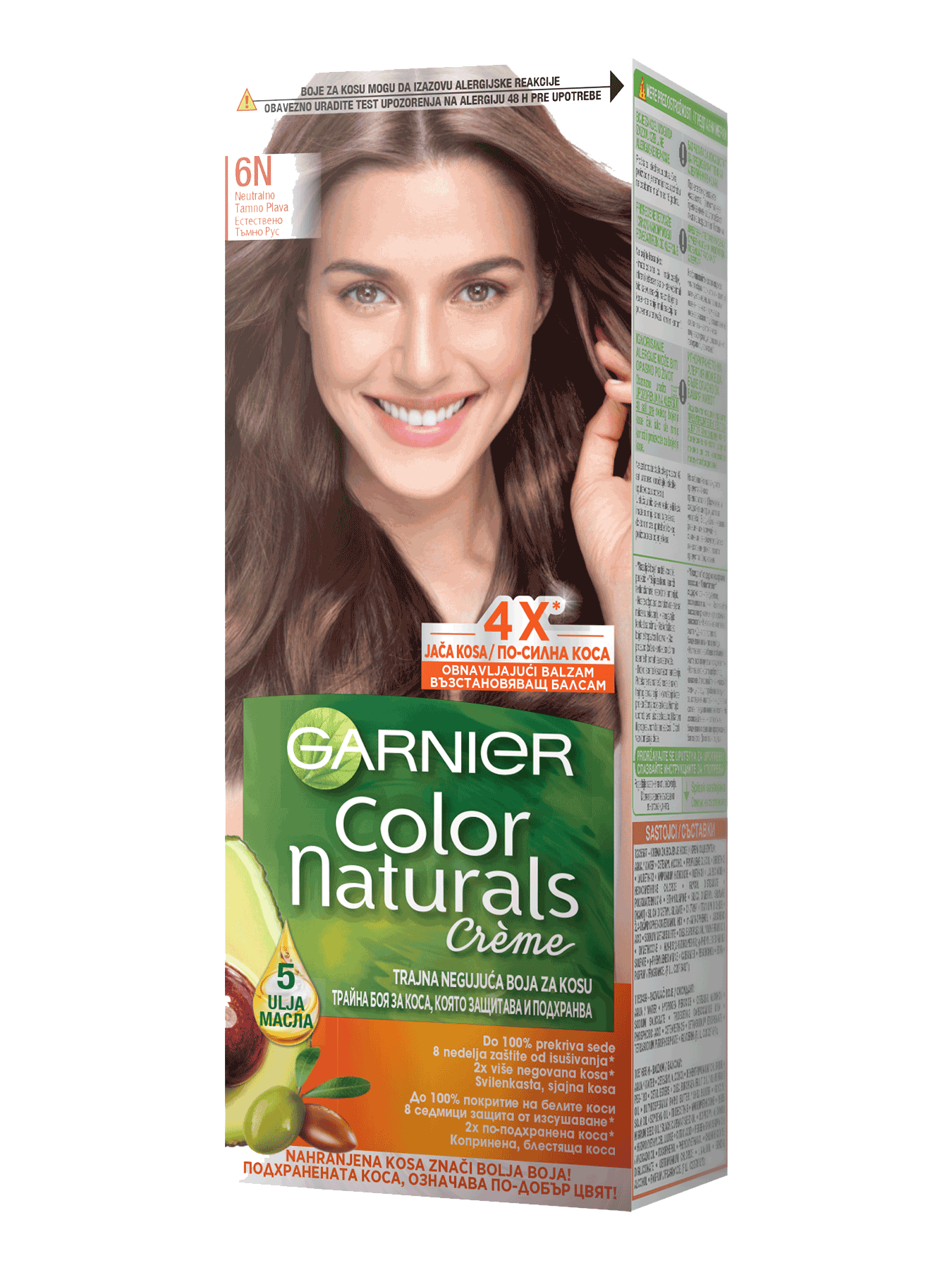 Garnier Color Naturals 6N Neutralno tamno plava