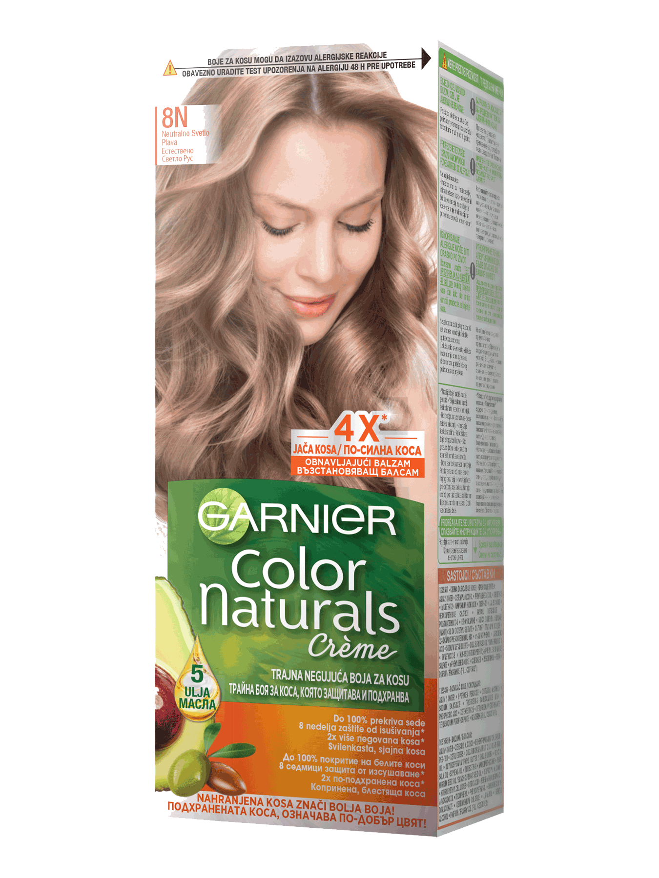 Garnier Color Naturals 8N Neutralno svetlo plava