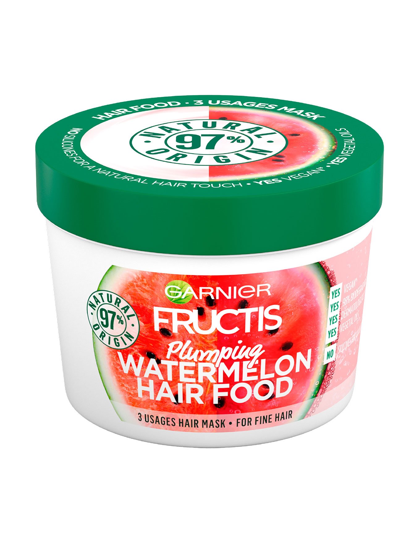 Garnier Fructis Hair Food Watermelon Maska za kosu 