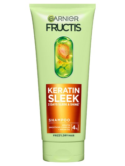 Fructis Keratin Sleek Šampon za nezaglađenu, suvu kosu 200ML