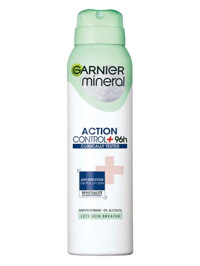 Garnier Mineral Deo Action Control+ 96h antiperspirant Sprej