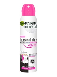 Garnier Mineral Deo Invisible Black, White & Colors Floral 48h antiperspirant Sprej 