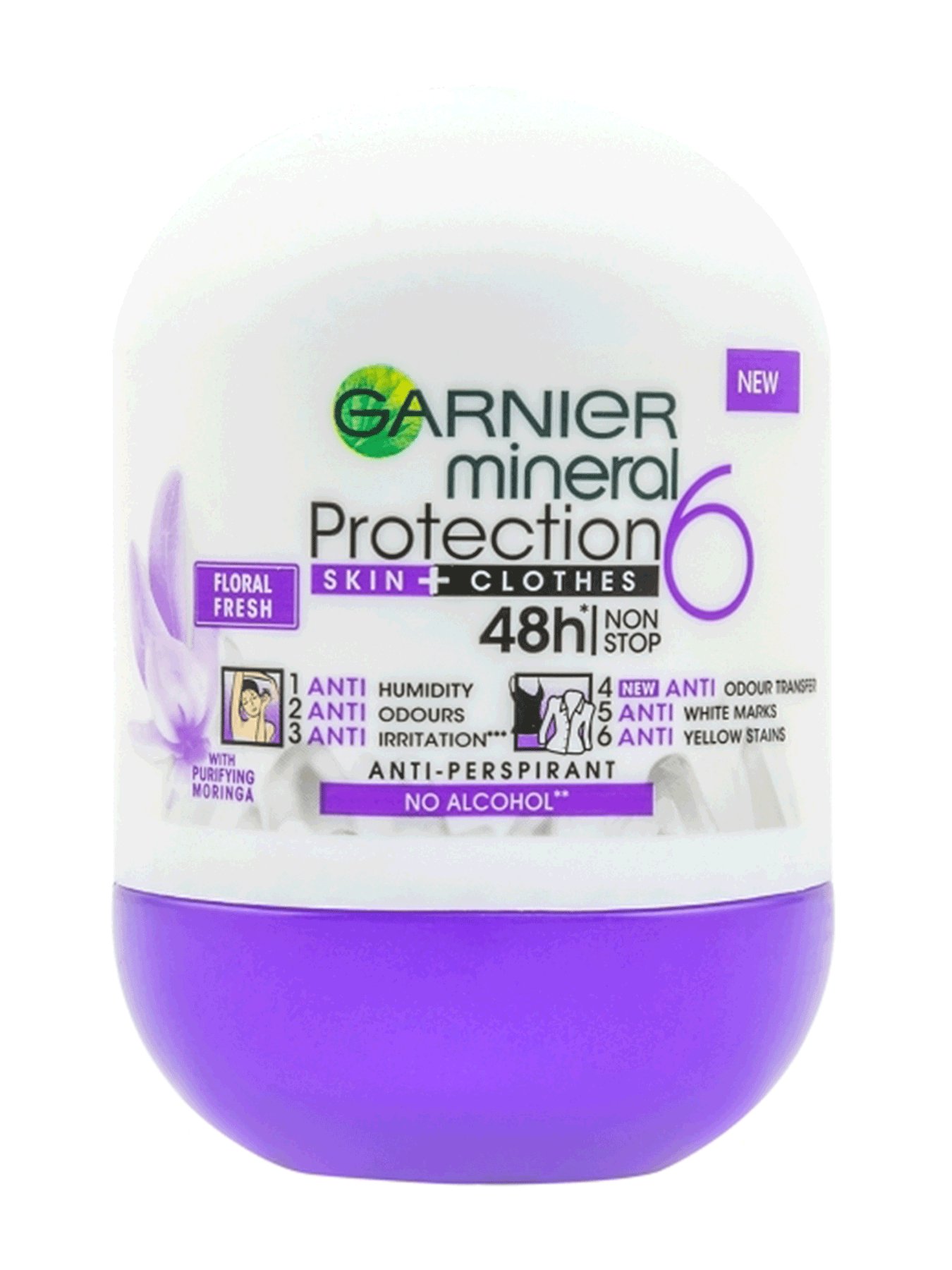 Garnier Mineral Deo Protection 6 Floral Fresh 48h antiperspirant Roll-on