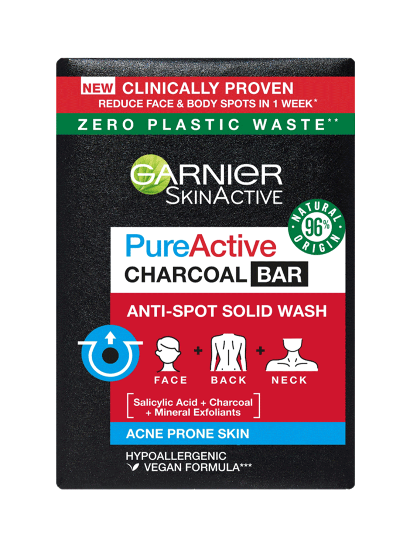 Garnier Pure Active Charcoal Bar čvrsti čistač sa ugljem 