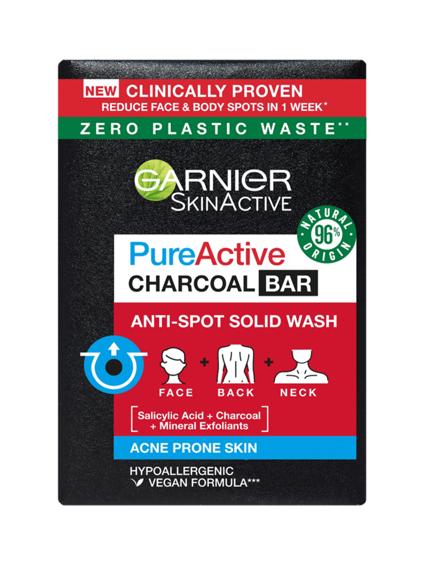 Garnier Pure Active Charcoal Bar čvrsti čistač sa ugljem 