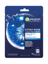 Garnier Skin Naturals Hydra Bomb Tissue Mask Night noćna maska za lice