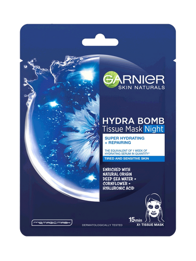 Garnier Skin Naturals Hydra Bomb Tissue Mask Night noćna maska za lice