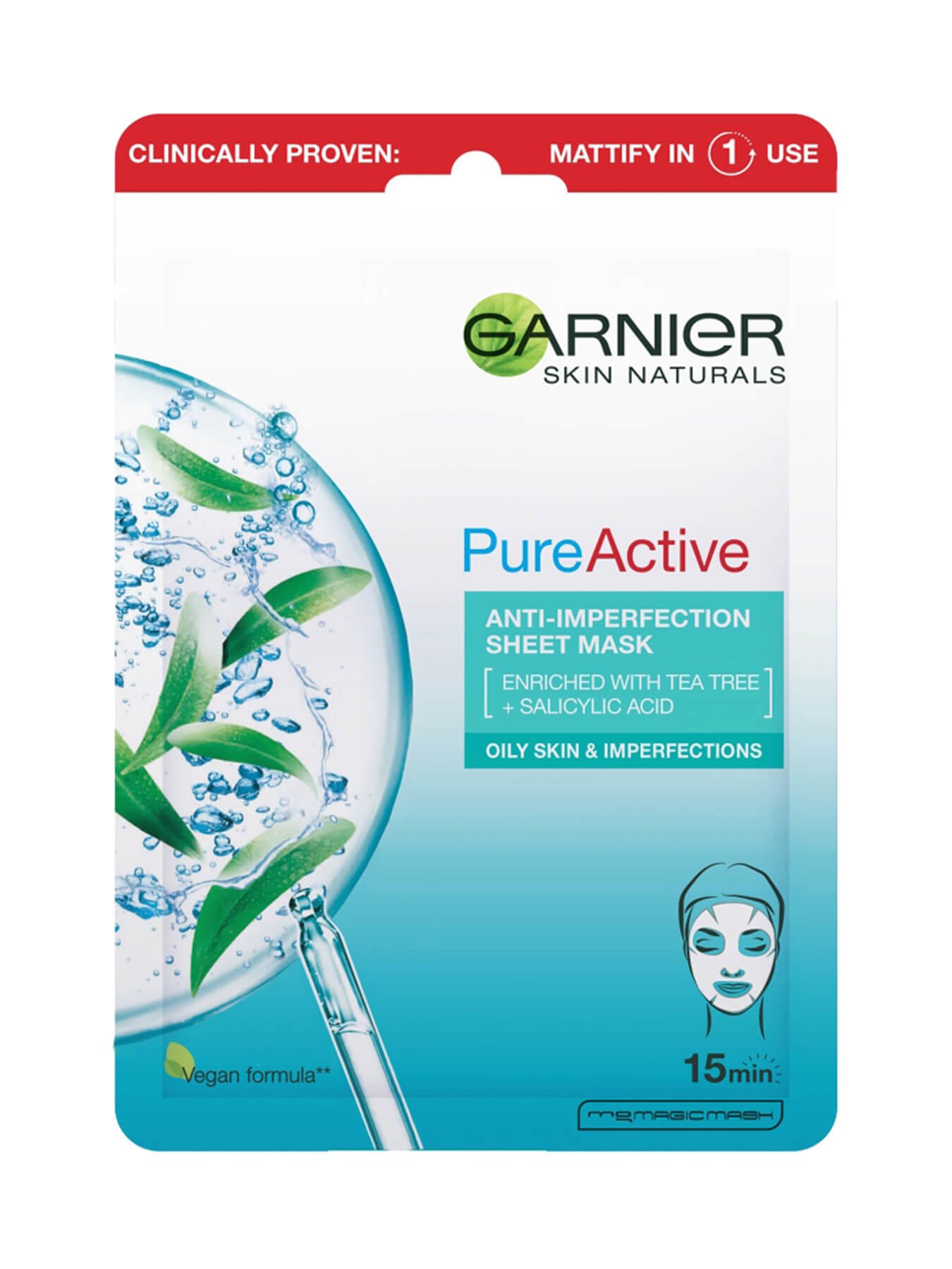 Garnier Skin Naturals Pure Active maska u maramici protiv nesavršenosti 