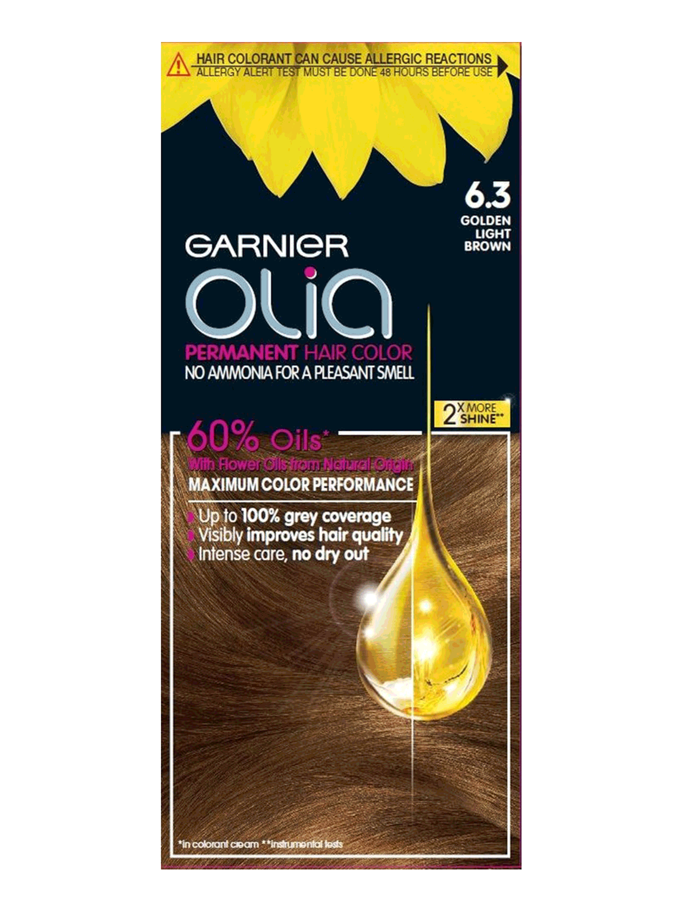 Garnier Olia 6.3 Zlatno svetlo smeđa